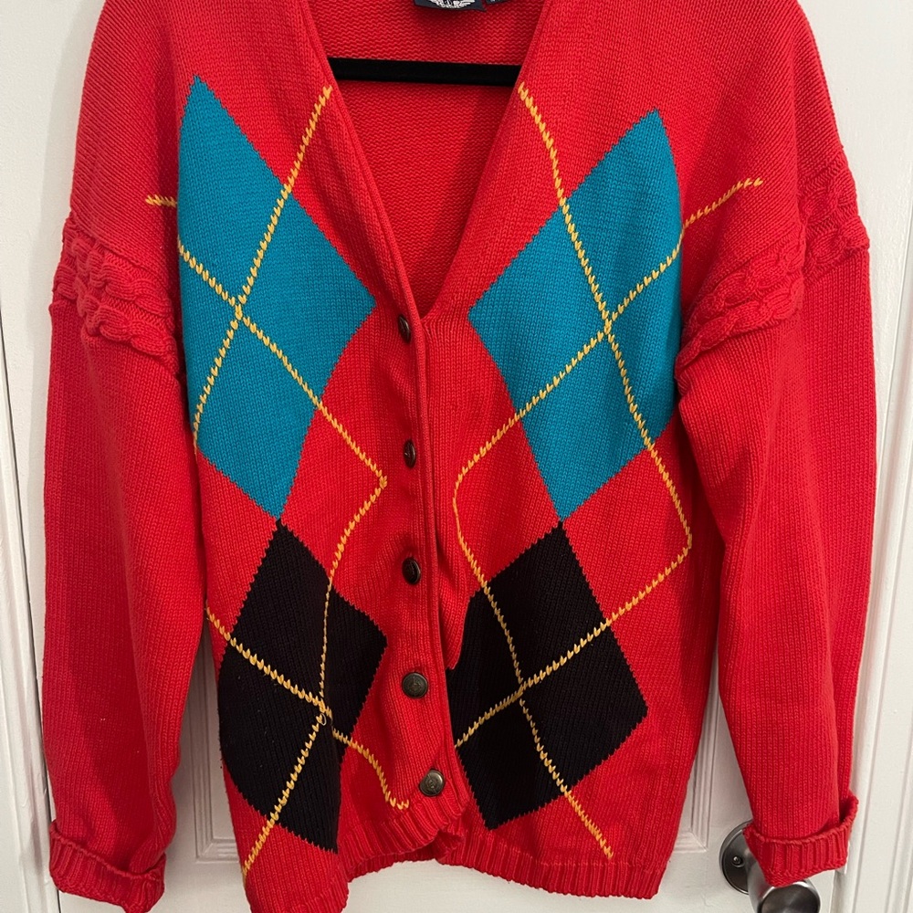 Vintage (80s) Dockers Grandpa Cardigan